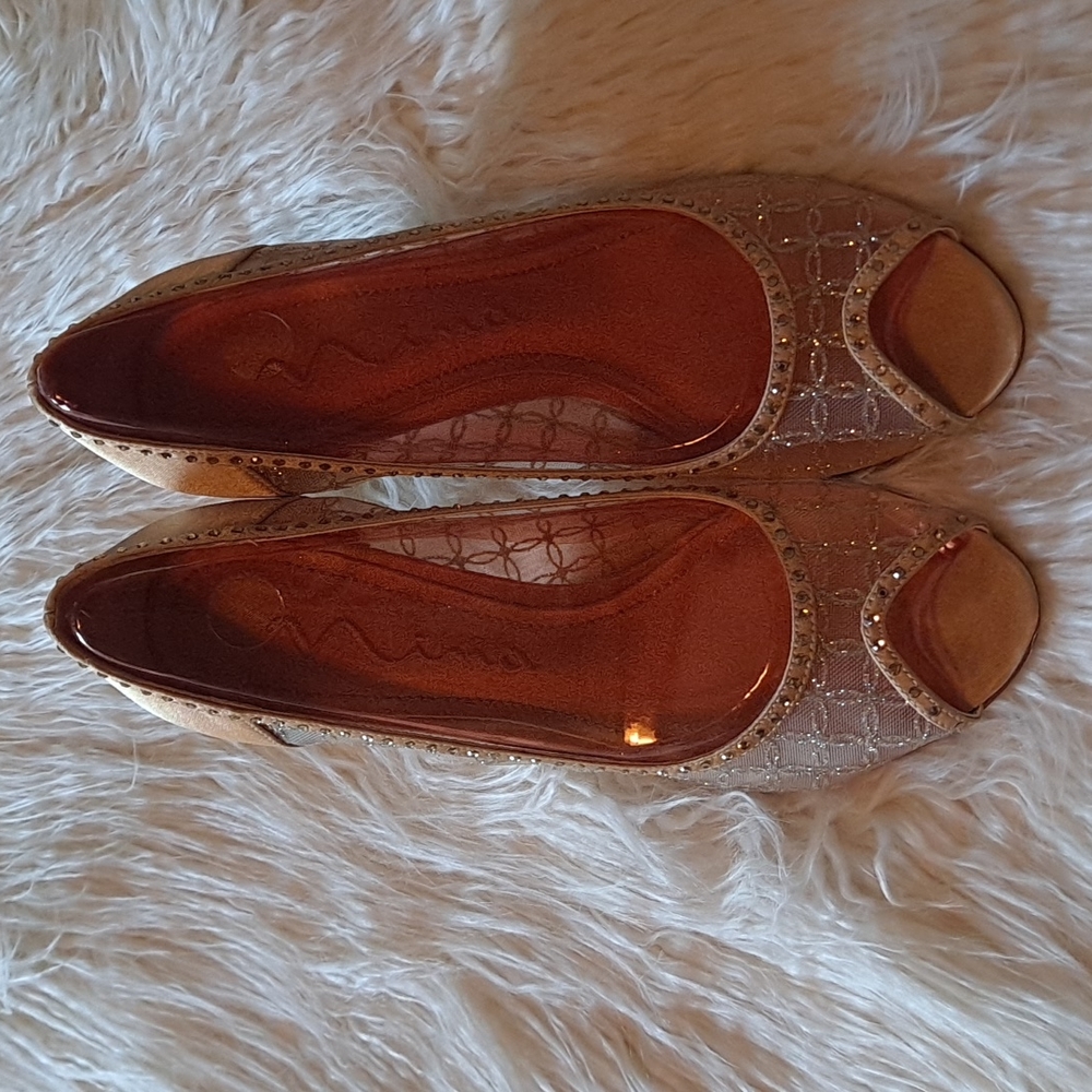 Nina Gold Evening Heels